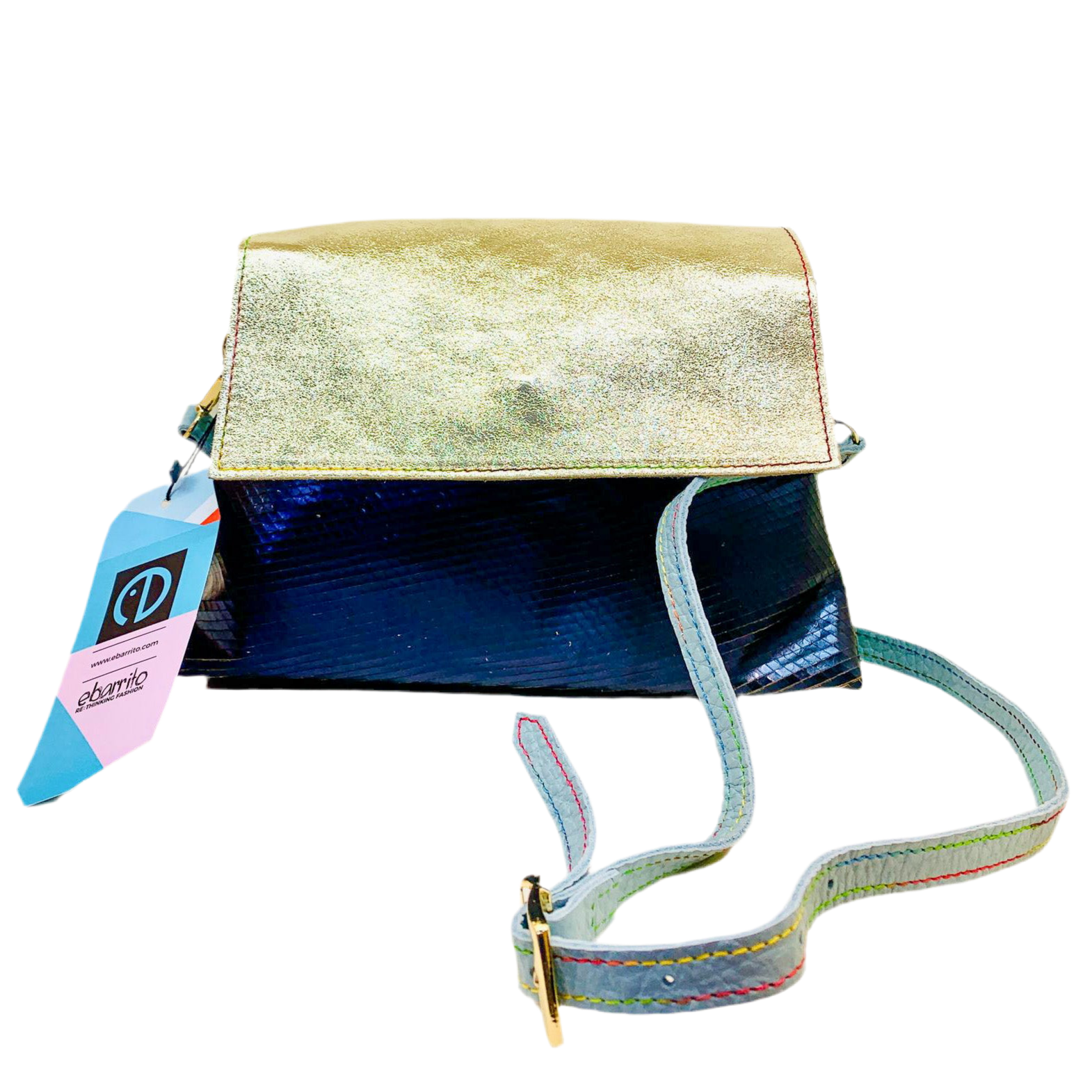 Borse Ebarrito Saldi Ebarrito Borsa A Tracolla In Pelle Patchwork