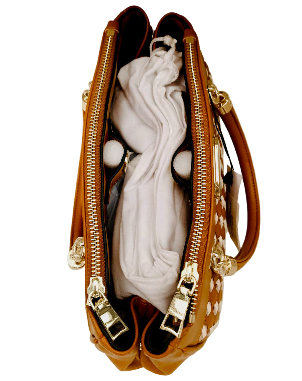 BORSA CUOIO DUE MANICI