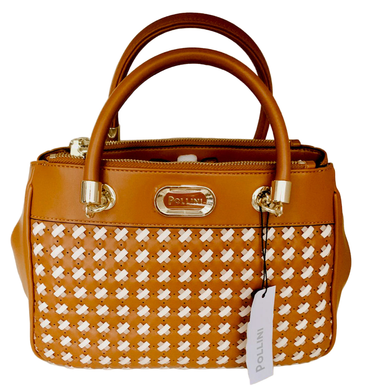 BORSA CUOIO DUE MANICI