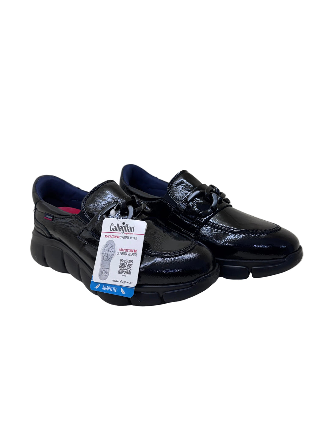 Mocassino in pelle con fibbia