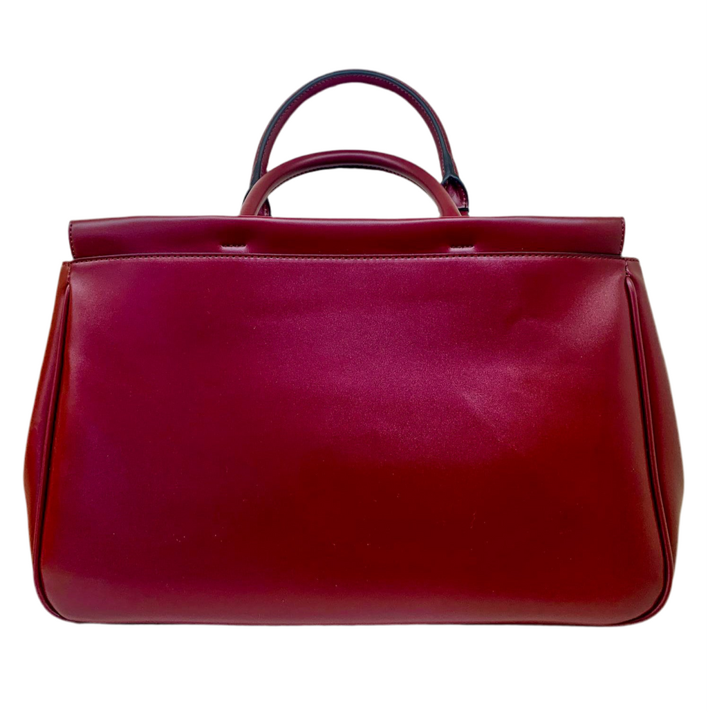 BORSA BORDEAUX DUE MANICI - La Maga Circe