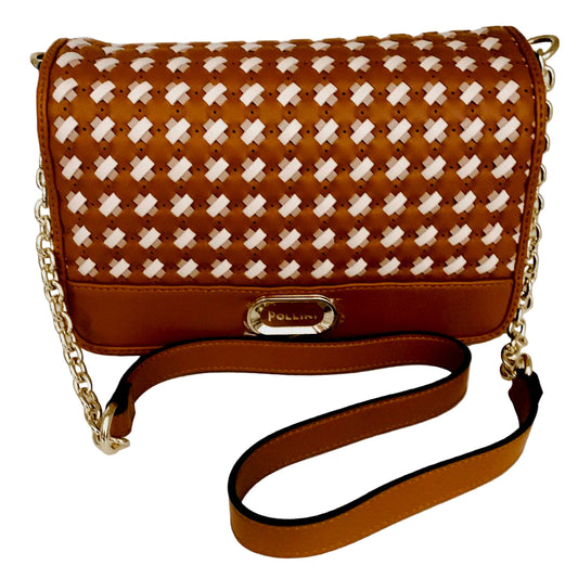 BORSETTA INTRECCIO CUOIO