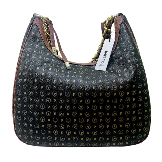 BORSA NERA STAMPA MONOGRAMMA - La Maga Circe
