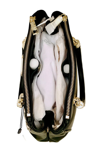 BORSA NERA DUE MANICI