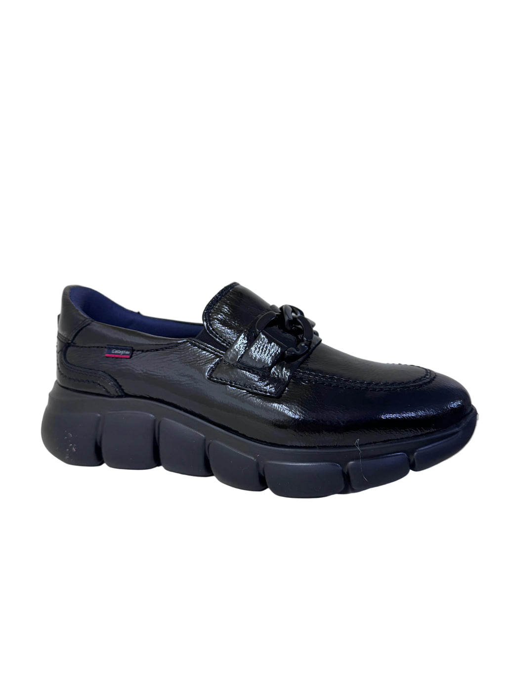 Mocassino in pelle con fibbia