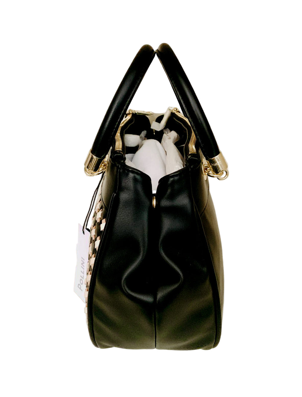 BORSA NERA DUE MANICI