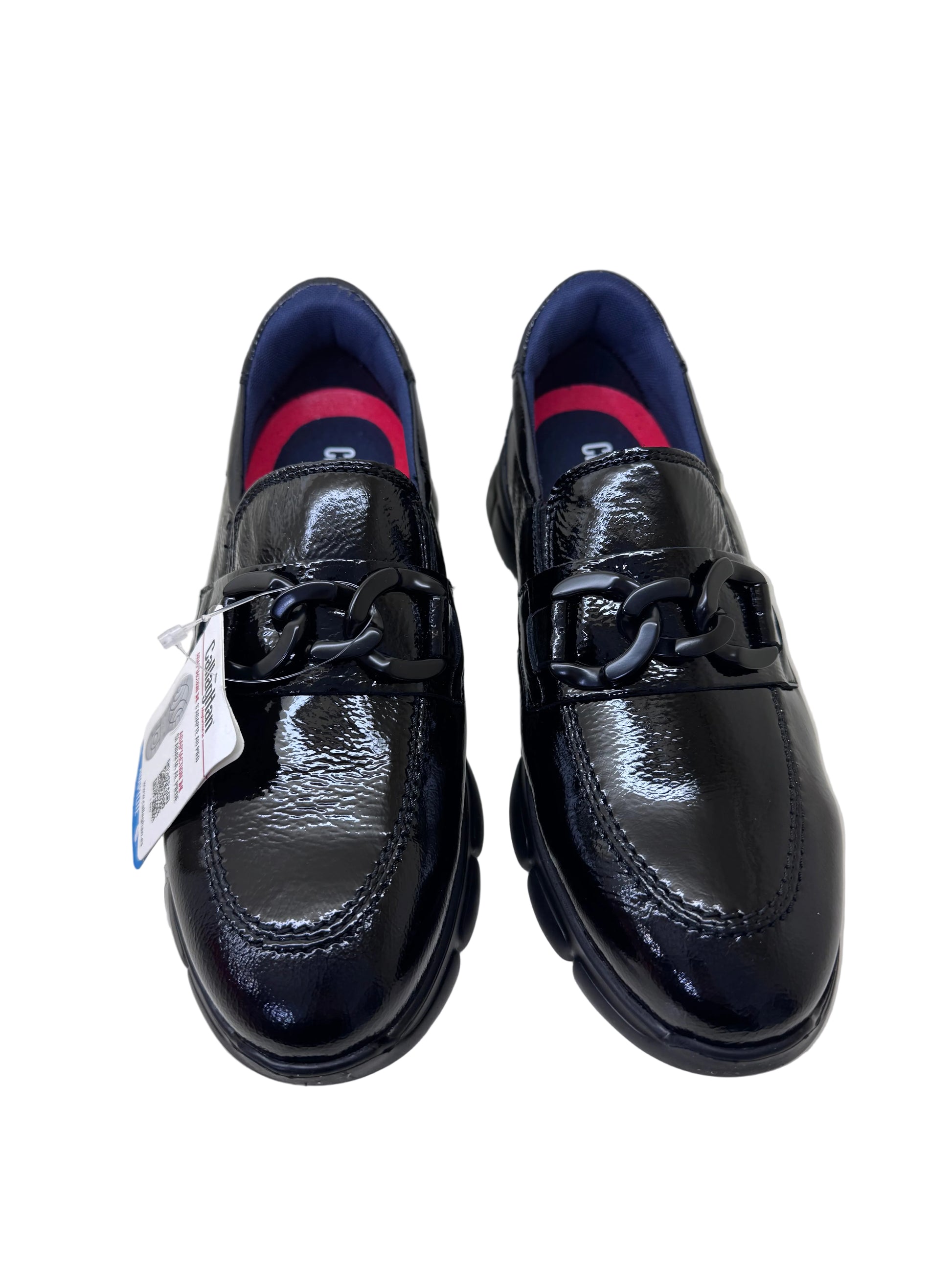 Mocassino in pelle con fibbia