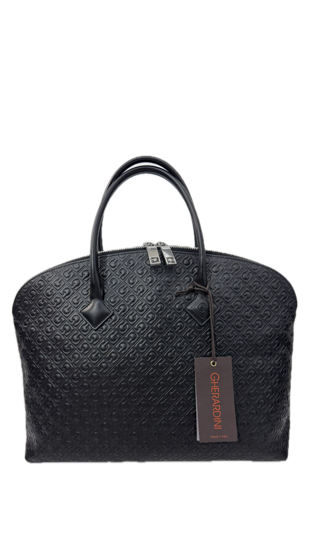 BORSA DUE MANICI IN PELLE