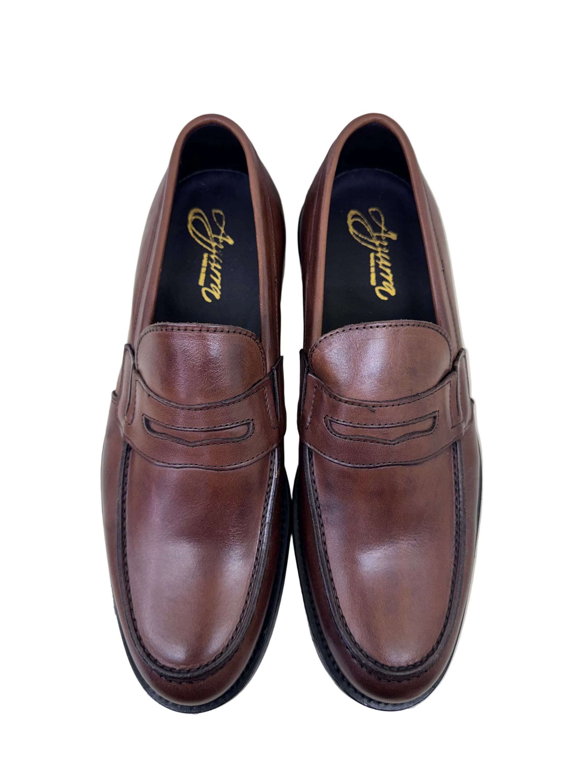 MOCASSINO IN PELLE CUOIO