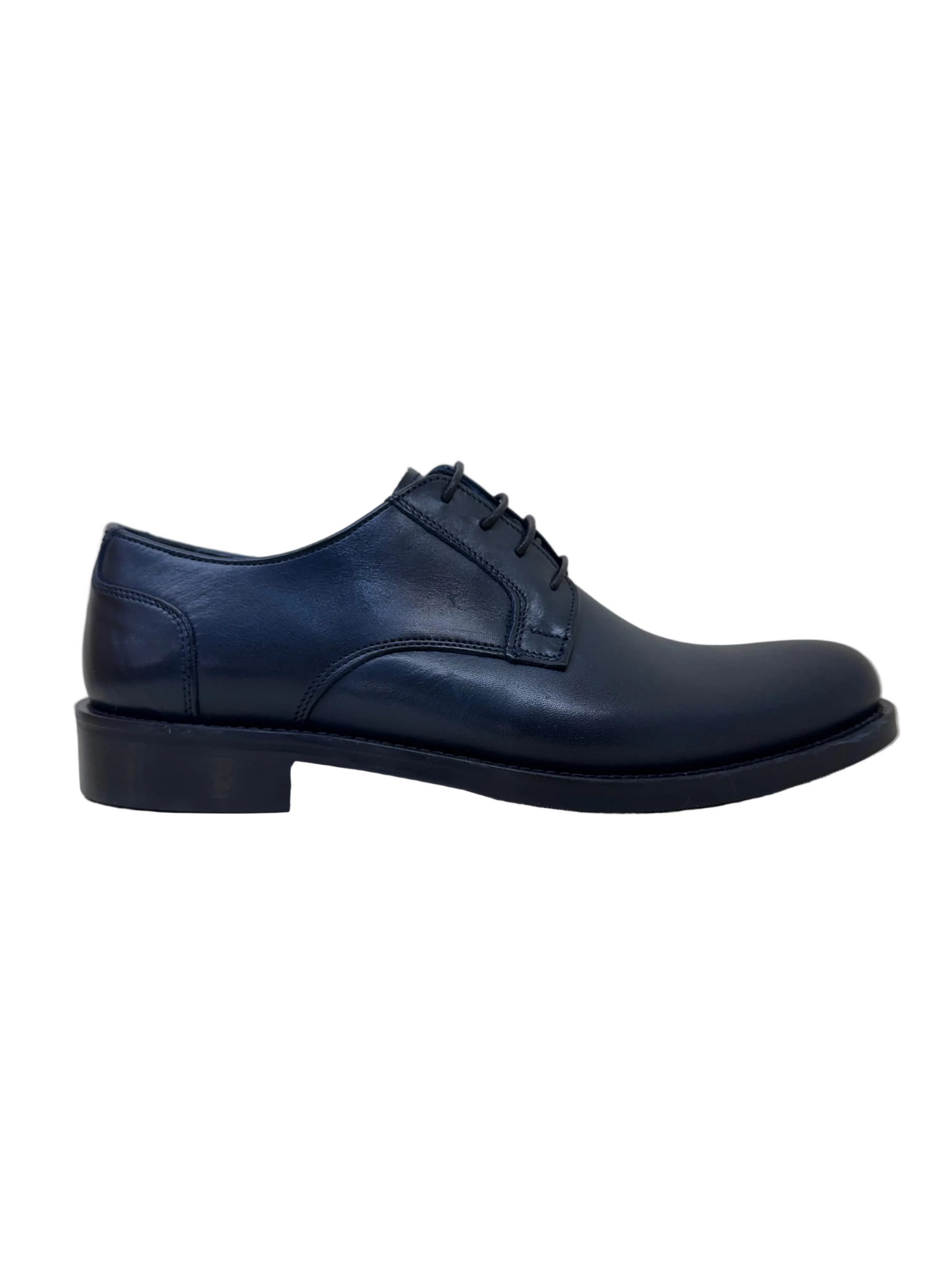 OXFORD IN PELLE BLU