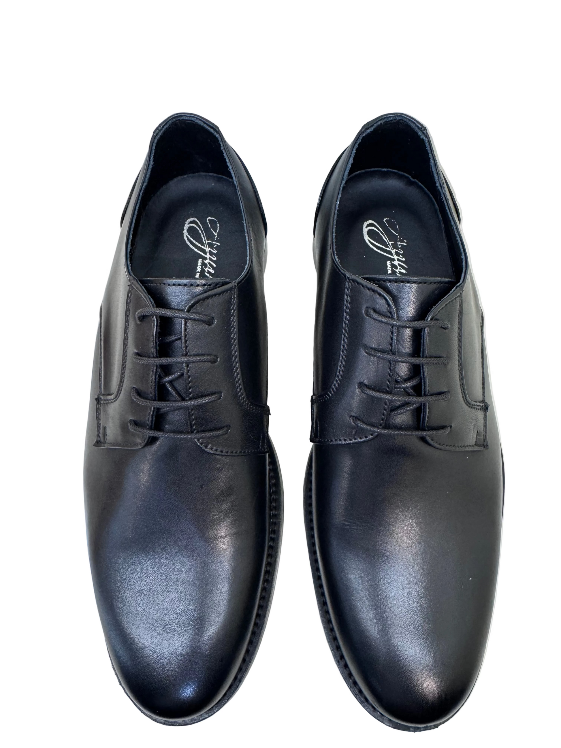 OXFORD IN PELLE NERA